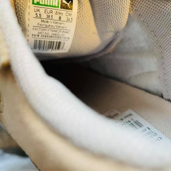 NIB Puma Thunder desert vachetta tan cream sneaker - Picture 6 of 10